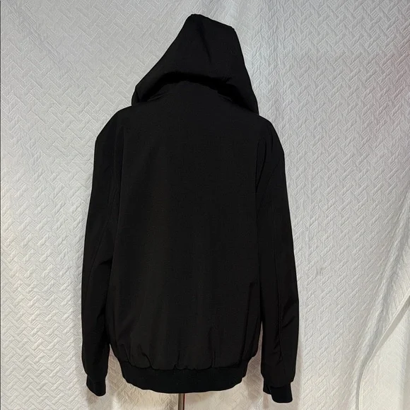 DKNY Black Jacket with Vibrant Yellow Lining - Picture 3 of 5